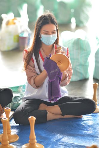 ภาพ No.28892:วันคุ้มครองโลก พิธีจุดประทีปแปรอักษรที่ใหญ่ที่สุดในโลก ถวายเป็นพุทธบูชา ผ่านระบบ ZOOM 