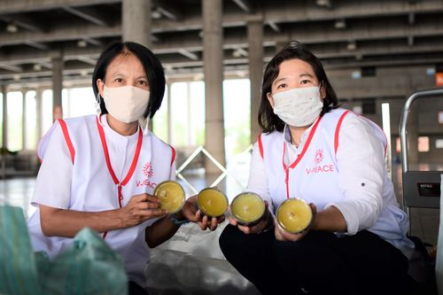 ภาพ No.28901:วันคุ้มครองโลก พิธีจุดประทีปแปรอักษรที่ใหญ่ที่สุดในโลก ถวายเป็นพุทธบูชา ผ่านระบบ ZOOM 