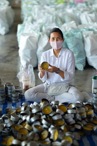 ภาพ No.28940:วันคุ้มครองโลก พิธีจุดประทีปแปรอักษรที่ใหญ่ที่สุดในโลก ถวายเป็นพุทธบูชา ผ่านระบบ ZOOM 