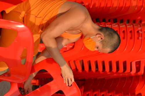 ภาพ No.28948:วันคุ้มครองโลก พิธีจุดประทีปแปรอักษรที่ใหญ่ที่สุดในโลก ถวายเป็นพุทธบูชา ผ่านระบบ ZOOM 