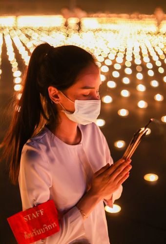 ภาพ No.29104:วันคุ้มครองโลก พิธีจุดประทีปแปรอักษรที่ใหญ่ที่สุดในโลก ถวายเป็นพุทธบูชา ผ่านระบบ ZOOM 