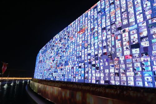 ภาพ No.28968:วันคุ้มครองโลก พิธีจุดประทีปแปรอักษรที่ใหญ่ที่สุดในโลก ถวายเป็นพุทธบูชา ผ่านระบบ ZOOM 