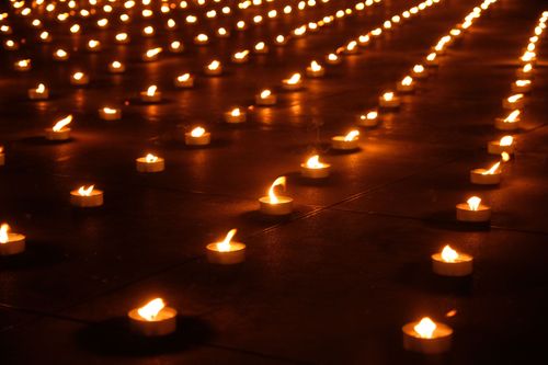 ภาพ No.29096:วันคุ้มครองโลก พิธีจุดประทีปแปรอักษรที่ใหญ่ที่สุดในโลก ถวายเป็นพุทธบูชา ผ่านระบบ ZOOM 