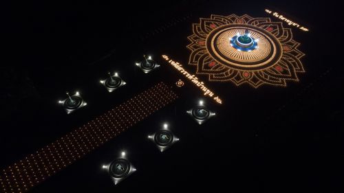 ภาพ No.37341:จุดวิสาขประทีปถวายเป็นพุทธบูชา  ณ ลานเจดีย์สวรรค์วัดบ้านขุน 