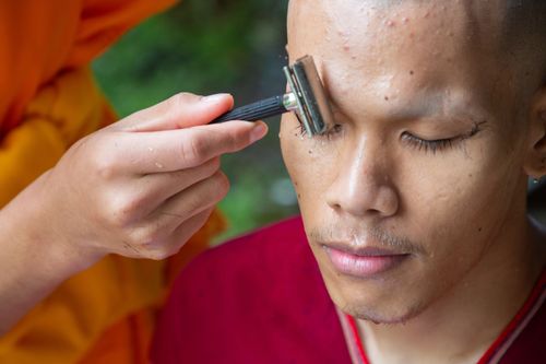 ภาพ No.37355:โครงการบรรพชาอุปสมบทหมู่ รุ่นเข้าพรรษา ปี 2564 ณ วัดบ้านขุน