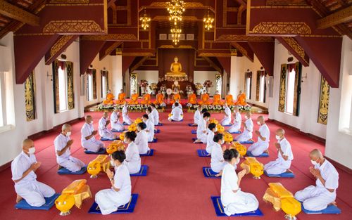 ภาพ No.37354:โครงการบรรพชาอุปสมบทหมู่ รุ่นเข้าพรรษา ปี 2564 ณ วัดบ้านขุน