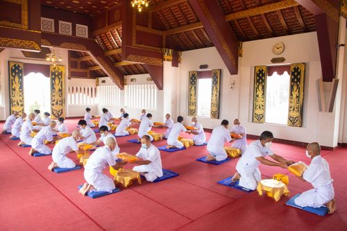 ภาพ No.37357:โครงการบรรพชาอุปสมบทหมู่ รุ่นเข้าพรรษา ปี 2564 ณ วัดบ้านขุน