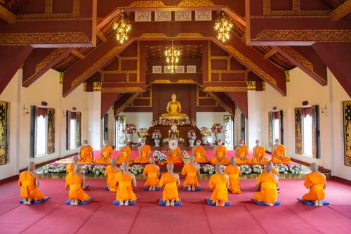 ภาพ No.37362:โครงการบรรพชาอุปสมบทหมู่ รุ่นเข้าพรรษา ปี 2564 ณ วัดบ้านขุน