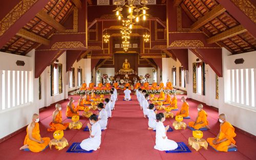 ภาพ No.37361:โครงการบรรพชาอุปสมบทหมู่ รุ่นเข้าพรรษา ปี 2564 ณ วัดบ้านขุน