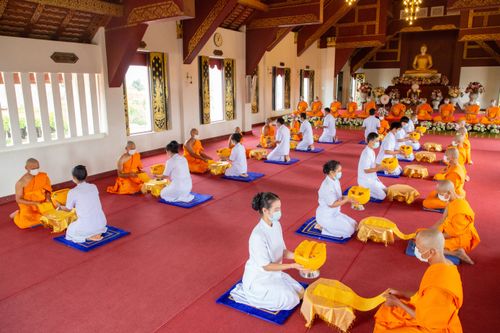 ภาพ No.37365:โครงการบรรพชาอุปสมบทหมู่ รุ่นเข้าพรรษา ปี 2564 ณ วัดบ้านขุน