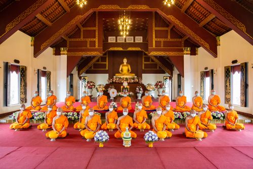 ภาพ No.37363:โครงการบรรพชาอุปสมบทหมู่ รุ่นเข้าพรรษา ปี 2564 ณ วัดบ้านขุน