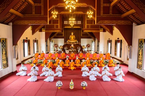 ภาพ No.37367:โครงการบรรพชาอุปสมบทหมู่ รุ่นเข้าพรรษา ปี 2564 ณ วัดบ้านขุน