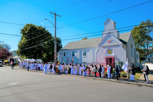 ภาพ No.38462:พิธีทอดกฐินมหาปฏิสังขรณ์ ณ วัดพระธรรมกายบอสตัน