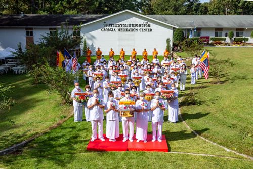 ภาพ No.38410:จัดงานบุญพิธีทอดกฐินสามัคคี วัดพระธรรมกายจอร์เจีย