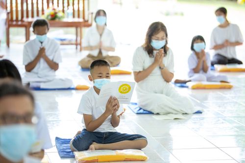 ภาพ No.31309:พิธีทอดกฐินสามัคคี สร้างกุฏิที่พักสงฆ์ ณ ศูนย์ปฏิบัติธรรมชุมพร