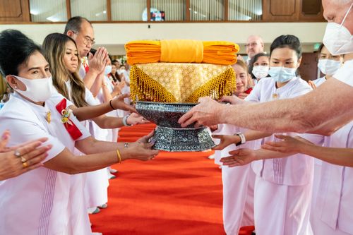 ภาพ No.38439:พิธีทอดกฐินสามัคคี ณ วัดพระธรรมกายแคนซัส