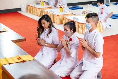 ภาพ No.38446:พิธีทอดกฐินสามัคคี ณ วัดพระธรรมกายแคนซัส