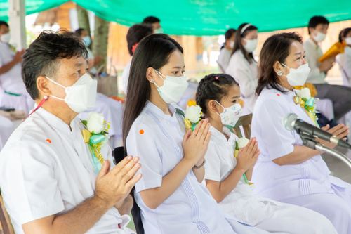 ภาพ No.31431:พิธีทอดกฐินสามัคคีสร้างทุกสิ่งธุดงคสถานลุ่มน้ำฝาง