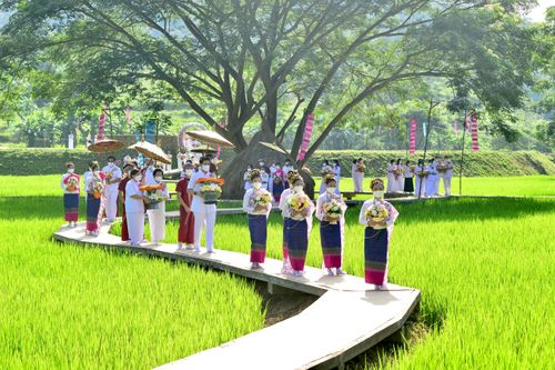 ภาพ No.31459:พิธีทอดกฐินสามัคคี ศูนย์ปฎิบัติธรรมนานาชาติปาย