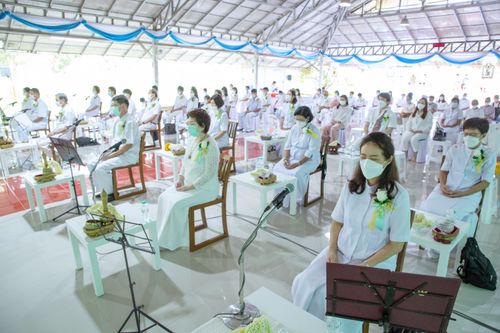 ภาพ No.31438:พิธีทอดกฐินสามัคคีสร้างทุกสิ่งธุดงคสถานลุ่มน้ำฝาง