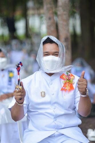 ภาพ No.37432:พิธีทอดกฐินสามัคคีสร้างอาคารที่พักสงฆ์ ณ ศูนย์ปฏิบัติธรรมจันทบุรี