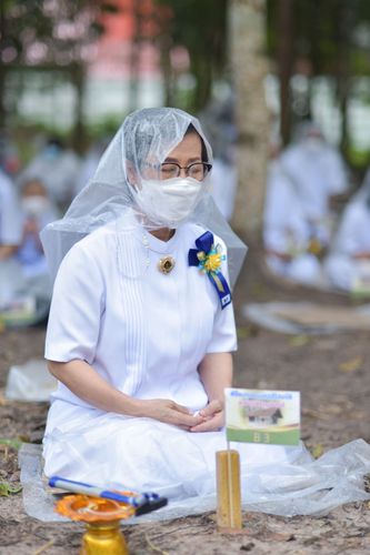 ภาพ No.37431:พิธีทอดกฐินสามัคคีสร้างอาคารที่พักสงฆ์ ณ ศูนย์ปฏิบัติธรรมจันทบุรี