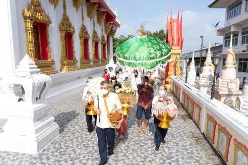 ภาพ No.37393:พิธีทอดกฐินสามัคคี ณ วัดโพธิ์เลื่อน