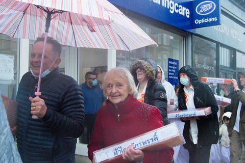 ภาพ No.38471:พิธีทอดกฐินสามัคคีวัดพระธรรมกายสกอตแลนด์