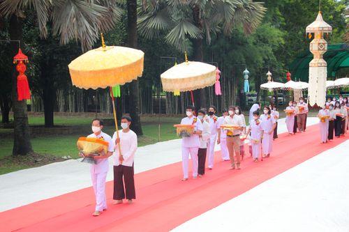 ภาพ No.37376:พิธีทอดกฐินล้านนาสามัคคี ประจำปี 2564 ณ ธุดงคสถานล้านนา