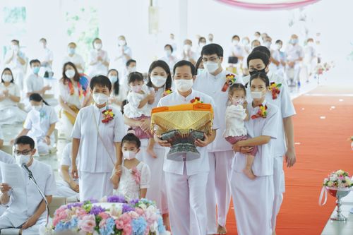 ภาพ No.37380:พิธีทอดกฐินล้านนาสามัคคี ประจำปี 2564 ณ ธุดงคสถานล้านนา