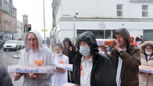 ภาพ No.38518:พิธีทอดกฐินสามัคคีวัดพระธรรมกายสกอตแลนด์