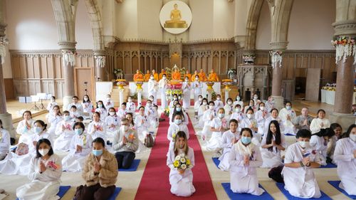 ภาพ No.38526:พิธีทอดกฐินสามัคคีวัดพระธรรมกายสกอตแลนด์