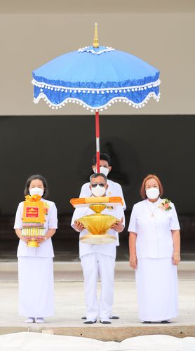 ภาพ No.37529:พิธีทอดกฐินสามัคคี เพื่อสร้างศาลาธรรมสภา ณ ธุดงคสถานชุมพร