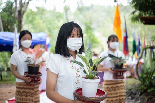 ภาพ No.37481:พิธีทอดกฐินนานาชาติสามัคคี ณ ธรรมสถานนานาชาติป่าแป๋