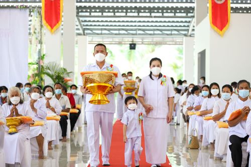 ภาพ No.37539:พิธีทอดกฐินสามัคคี เพื่อสร้างศาลาธรรมสภา ณ ธุดงคสถานชุมพร