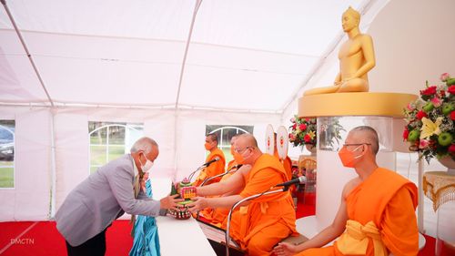 ภาพ No.38861:พิธีทอดกฐินสามัคคี ณ วัดพระธรรมกายเทนเนสซี 