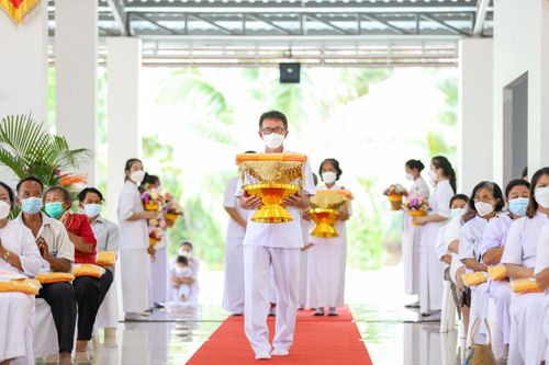ภาพ No.37534:พิธีทอดกฐินสามัคคี เพื่อสร้างศาลาธรรมสภา ณ ธุดงคสถานชุมพร