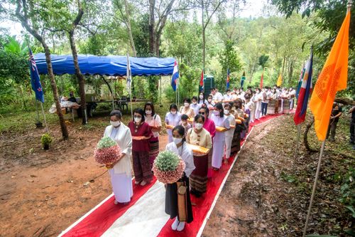 ภาพ No.37486:พิธีทอดกฐินนานาชาติสามัคคี ณ ธรรมสถานนานาชาติป่าแป๋