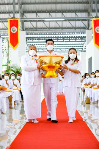 ภาพ No.37535:พิธีทอดกฐินสามัคคี เพื่อสร้างศาลาธรรมสภา ณ ธุดงคสถานชุมพร