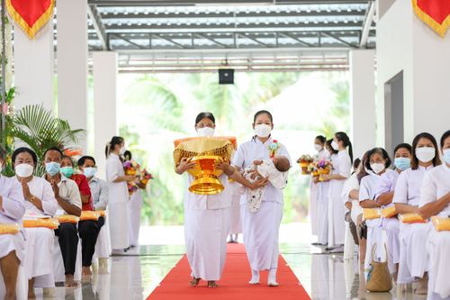 ภาพ No.37537:พิธีทอดกฐินสามัคคี เพื่อสร้างศาลาธรรมสภา ณ ธุดงคสถานชุมพร