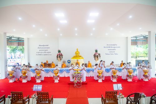 ภาพ No.37541:พิธีทอดกฐินสามัคคี เพื่อสร้างศาลาธรรมสภา ณ ธุดงคสถานชุมพร