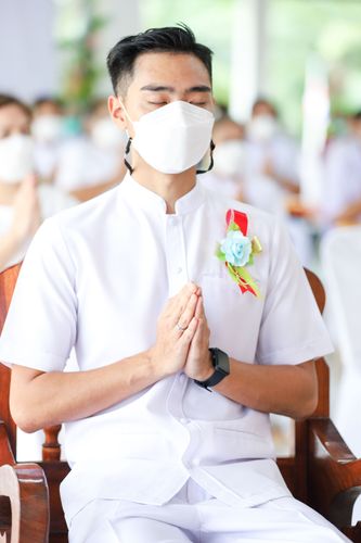 ภาพ No.37542:พิธีทอดกฐินสามัคคี เพื่อสร้างศาลาธรรมสภา ณ ธุดงคสถานชุมพร