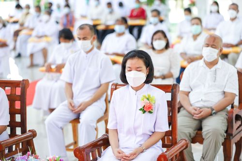 ภาพ No.37547:พิธีทอดกฐินสามัคคี เพื่อสร้างศาลาธรรมสภา ณ ธุดงคสถานชุมพร