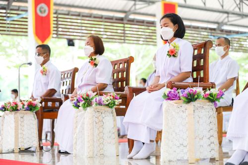 ภาพ No.37551:พิธีทอดกฐินสามัคคี เพื่อสร้างศาลาธรรมสภา ณ ธุดงคสถานชุมพร