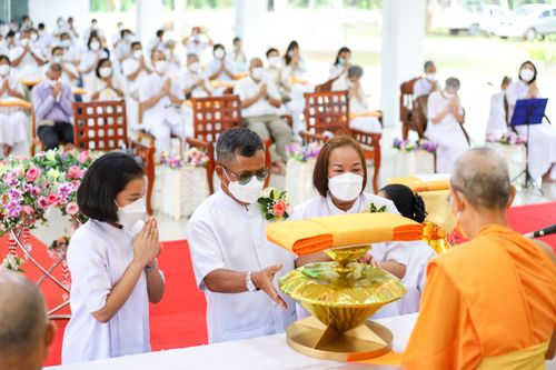 ภาพ No.37553:พิธีทอดกฐินสามัคคี เพื่อสร้างศาลาธรรมสภา ณ ธุดงคสถานชุมพร