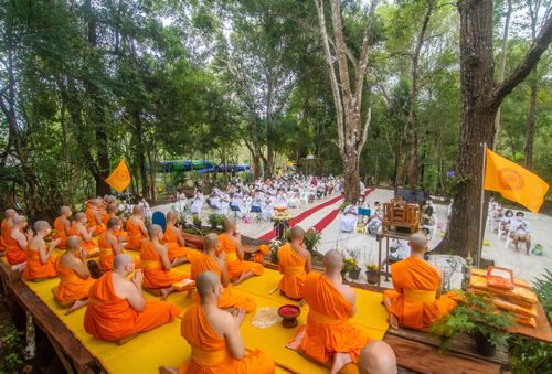 ภาพ No.37506:พิธีทอดกฐินนานาชาติสามัคคี ณ ธรรมสถานนานาชาติป่าแป๋