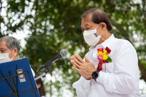 ภาพ No.37511:พิธีทอดกฐินนานาชาติสามัคคี ณ ธรรมสถานนานาชาติป่าแป๋