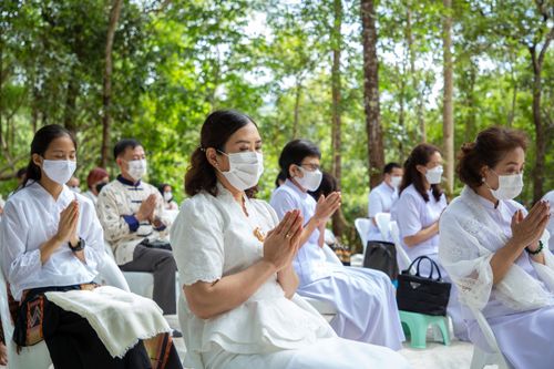 ภาพ No.37523:พิธีทอดกฐินนานาชาติสามัคคี ณ ธรรมสถานนานาชาติป่าแป๋