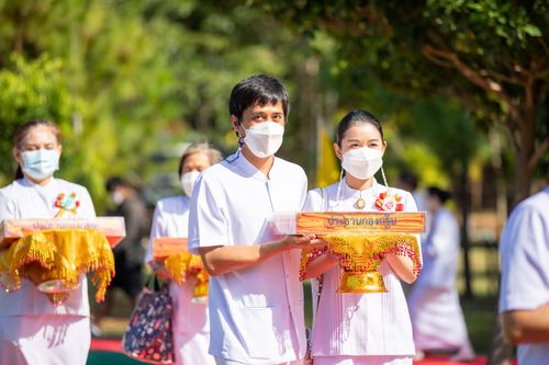 ภาพ No.38154:พิธีทอดกฐินสามัคคี อสงไขยบุญทุกสิ่ง  ณ ธุดงคสถานพิษณุโลก