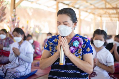 ภาพ No.38215:พิธีทอดกฐินสามัคดี ณ วัดพะอัน